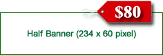 Half Banner Baner size 234x60