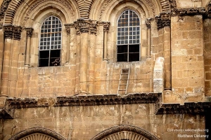 Лестница в Иерусалиме, которую никто не может убрать