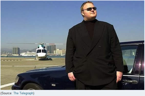 Megaupload arrested Kim Dotcom