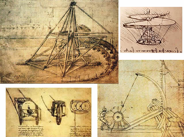Leonardo da Vinci izobriteniya