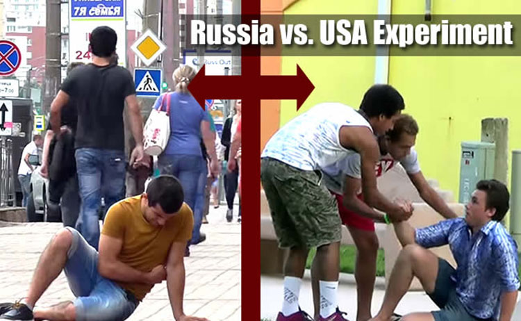 Russia vs USA Experiment