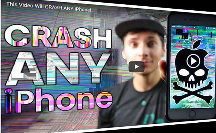 iphone crash video