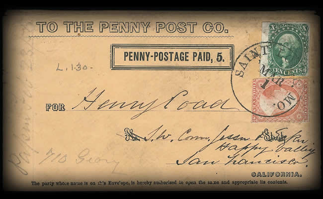 penny post 1680