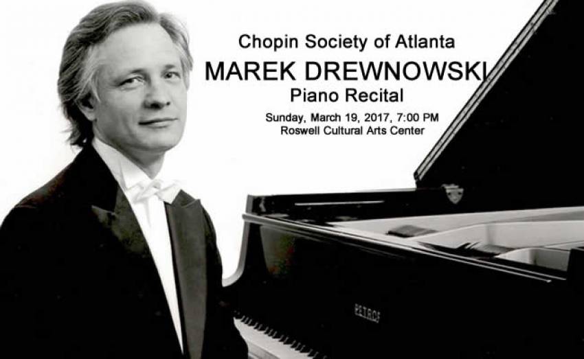 MAREK DREWNOWSKI. Chopin Society Piano Concert