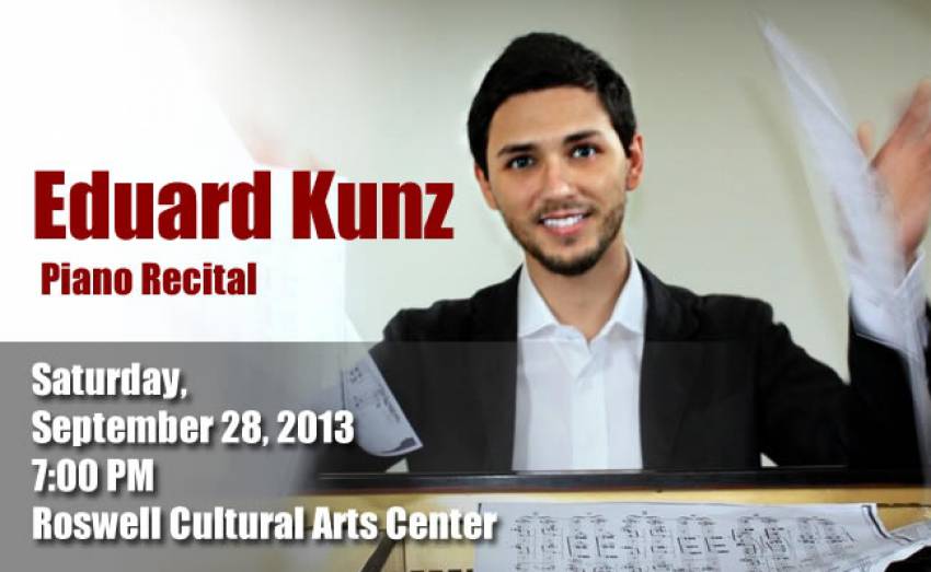 Концерт пианиста Эдуарда Кунца (Eduard Kunz) в Атланте