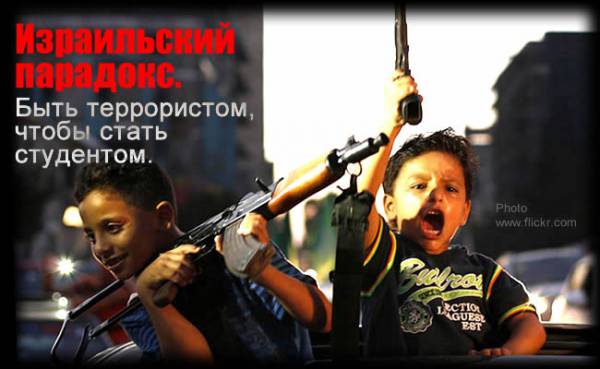 Израильский  парадокс. Быть террористом, чтобы стать студентом.