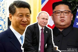 Китай и Северная Корея играют за путина