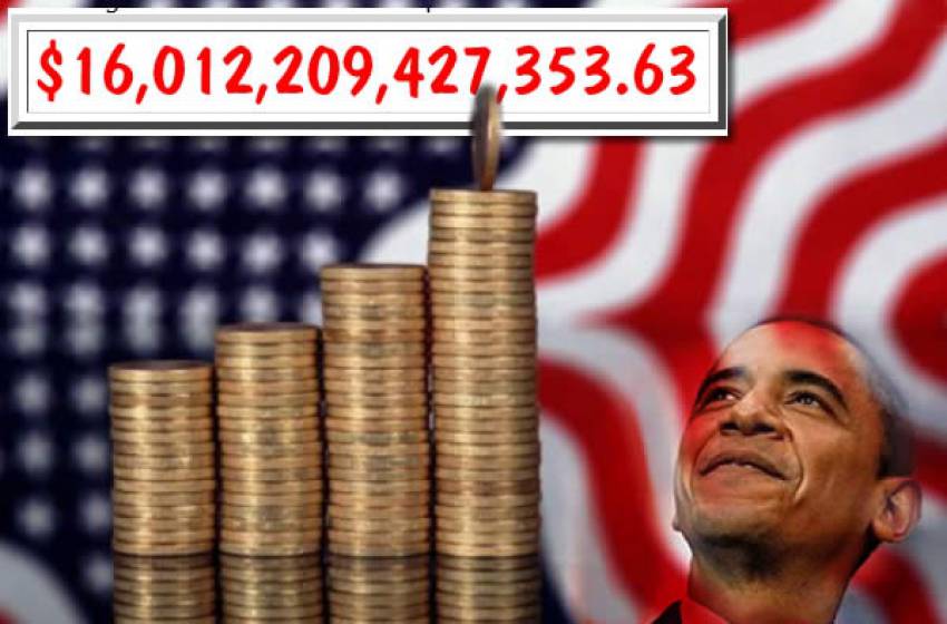Госдолг США достиг рекордной отметки в 16 трлн долларов