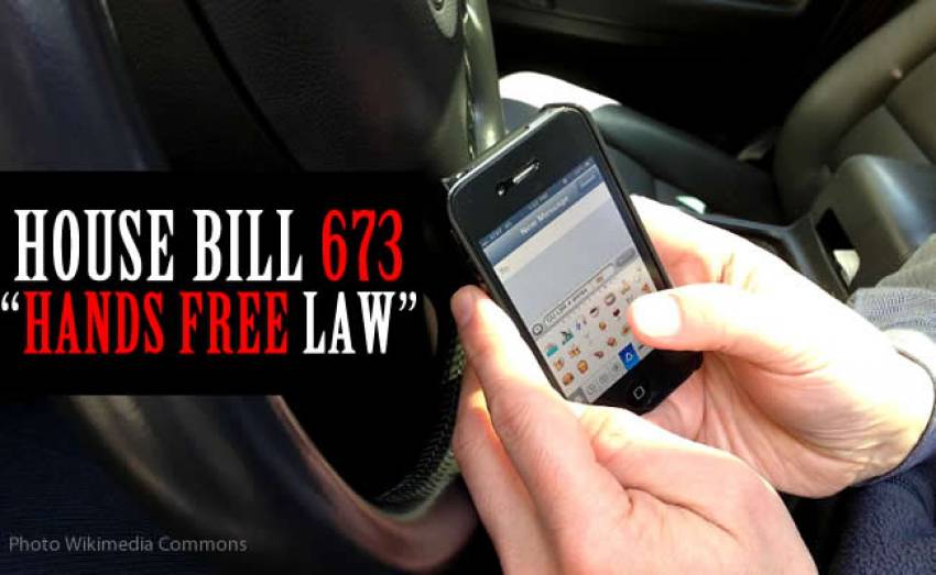 Reminder: Hands-Free Law Goes Into Effect July 1