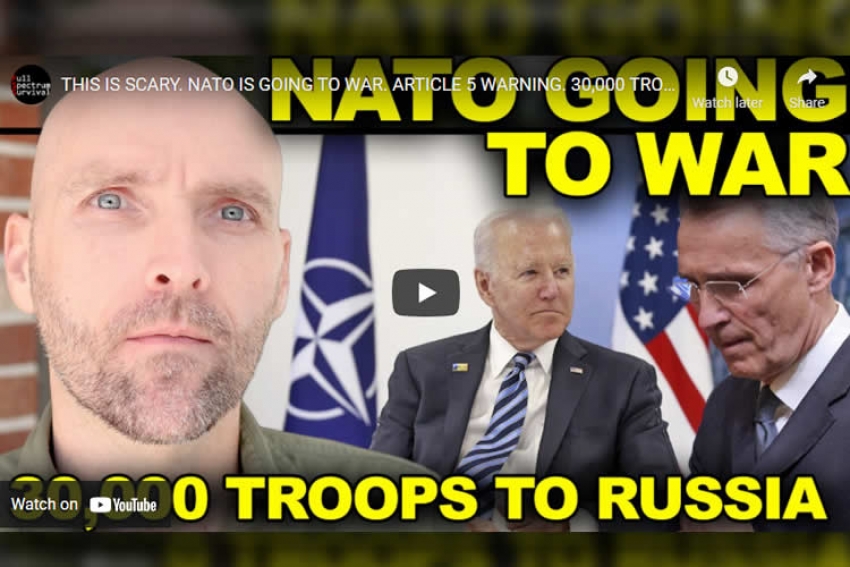 THIS IS SCARY. NATO is going to war. Article 5 warning. 30,000 troops toward Russia and WORLD WAR 3